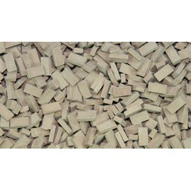 Bouwsteen Donker Terracotta 400 stuks Bouwsteen Donker Terracotta 400 stuks