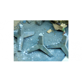 Tank Blokkade beton 3 stuks