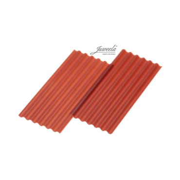 Corrugated Roof Plates Red 15 pcs