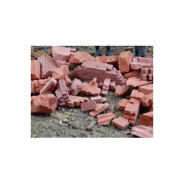 Juweela Rubble and debris Red