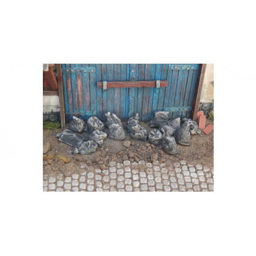 Juweela Garbage Bags Black - 10 pieces