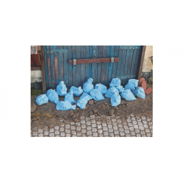 Juweela Garbage Bags Blue - 20 pieces