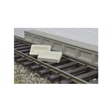 Platform edge 38cm GRAY