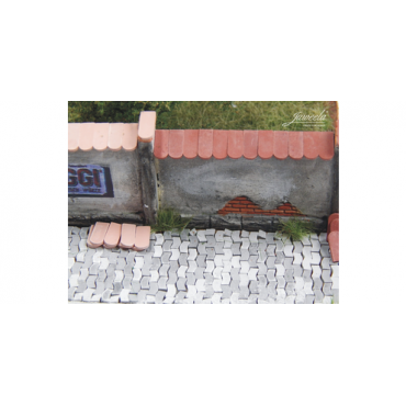 Juweela Flat Bricks 360 pcs dark brick-red