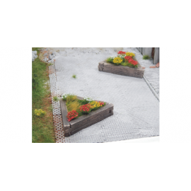 Juweela Roadplant Box Wood Small - 3 pieces