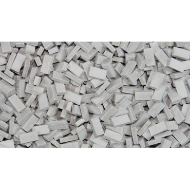Bouwsteen Donker Grijs 3000 stuks Bouwsteen Donker Grijs 3000 stuks
