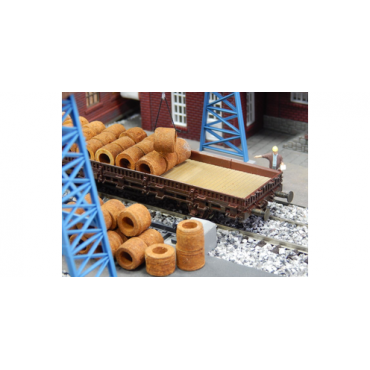 Coils of wire rusty 30pcs