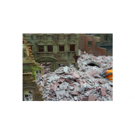 Debris gray / red 75gr