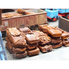 Rusty Car Wrecks GDR 6pcs.