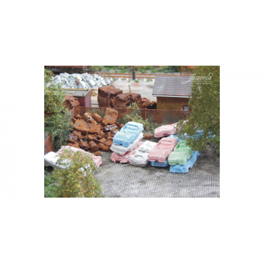 Juweela Scrap Cars DDR Coloured - 12 pieces