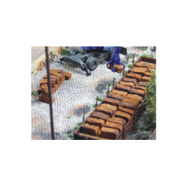 Juweela Scrapbales Rust 60 pieces