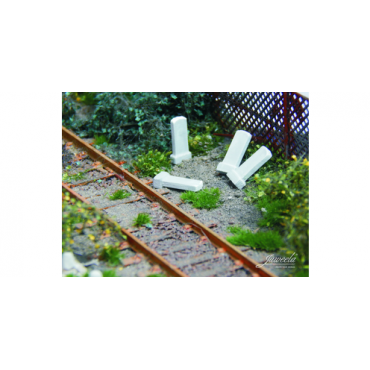 Juweela Kilometerpaaltjes Blanco +/- 50 pieces