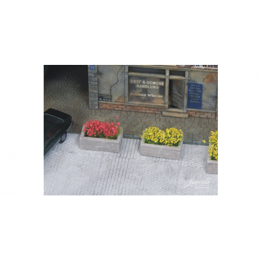 Juweela Plant box wood smal 5 pcs