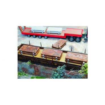 Juweela Rusty Steel Slab Load - 20 pieces