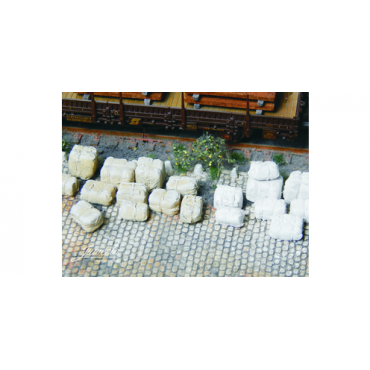 Juweela Bales of Raw Material White+Beige - 20+20 pieces