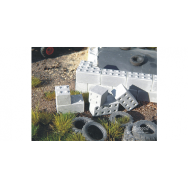 Betonblokken Noppen 20x8 nops + 10x4 nops - 28330