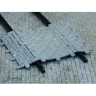 FLEXYWAY Bouwsteenmatten visgraat motief 24115