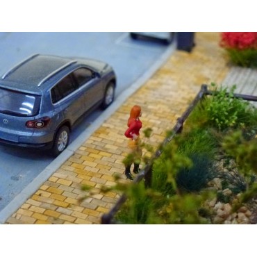 Sidewalk paving beige