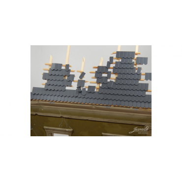 Juweela Platte dakpan beverstaart Antraciet 1500 stuks