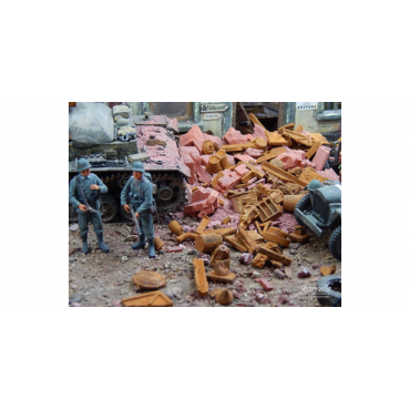 Juweela Metaalschroot roestig stad - ca 70 gram